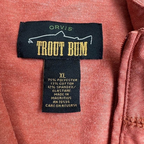 Orvis trout bum long sleeve pullover - Picture 5 of 7